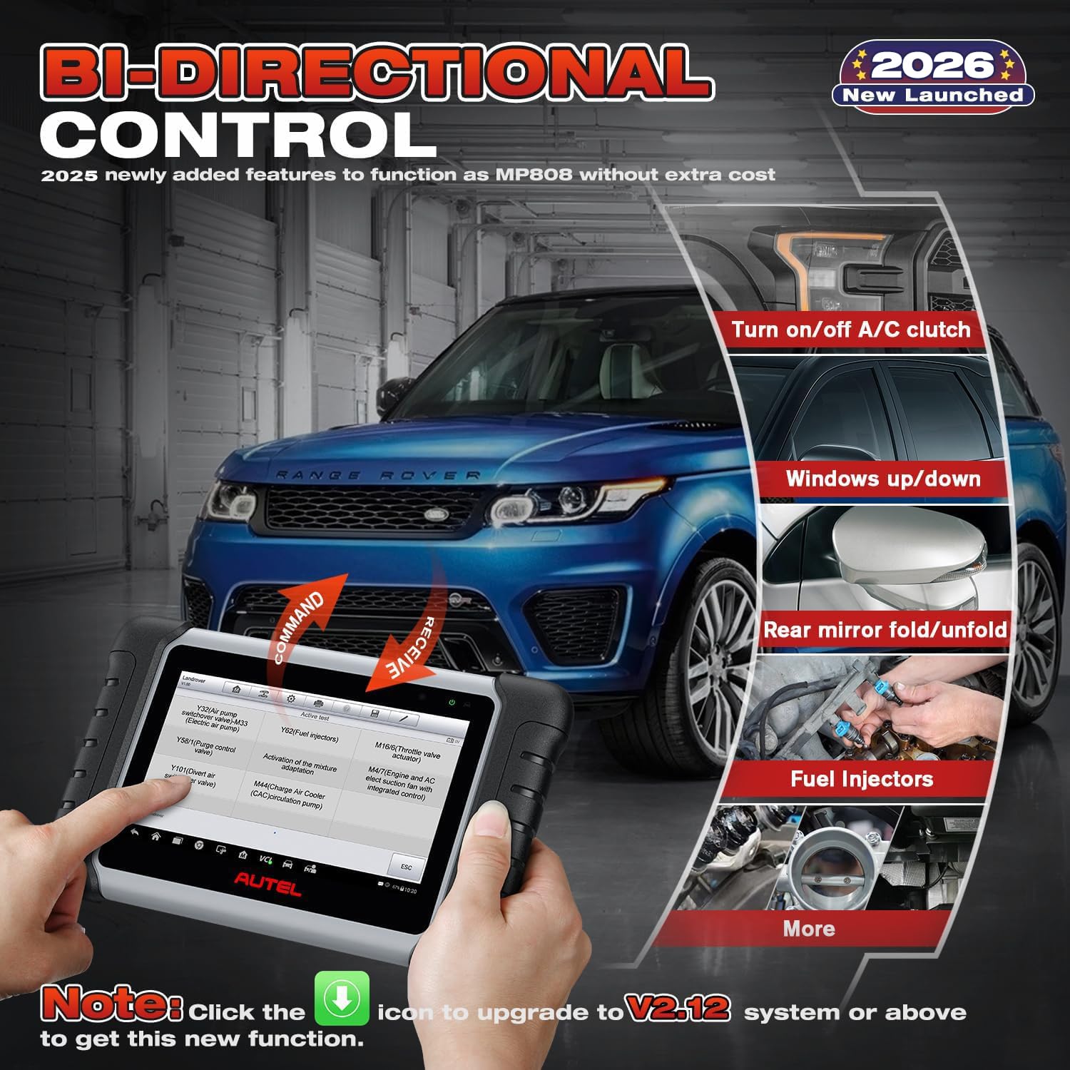 Amazon.co.jp: Autel MaxiCOM MK808BT OBD2故障診断機 車診断スキャン